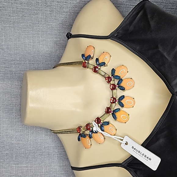 Baublebar chunky anniversary-peach multi necklace - Picture 1 of 8
